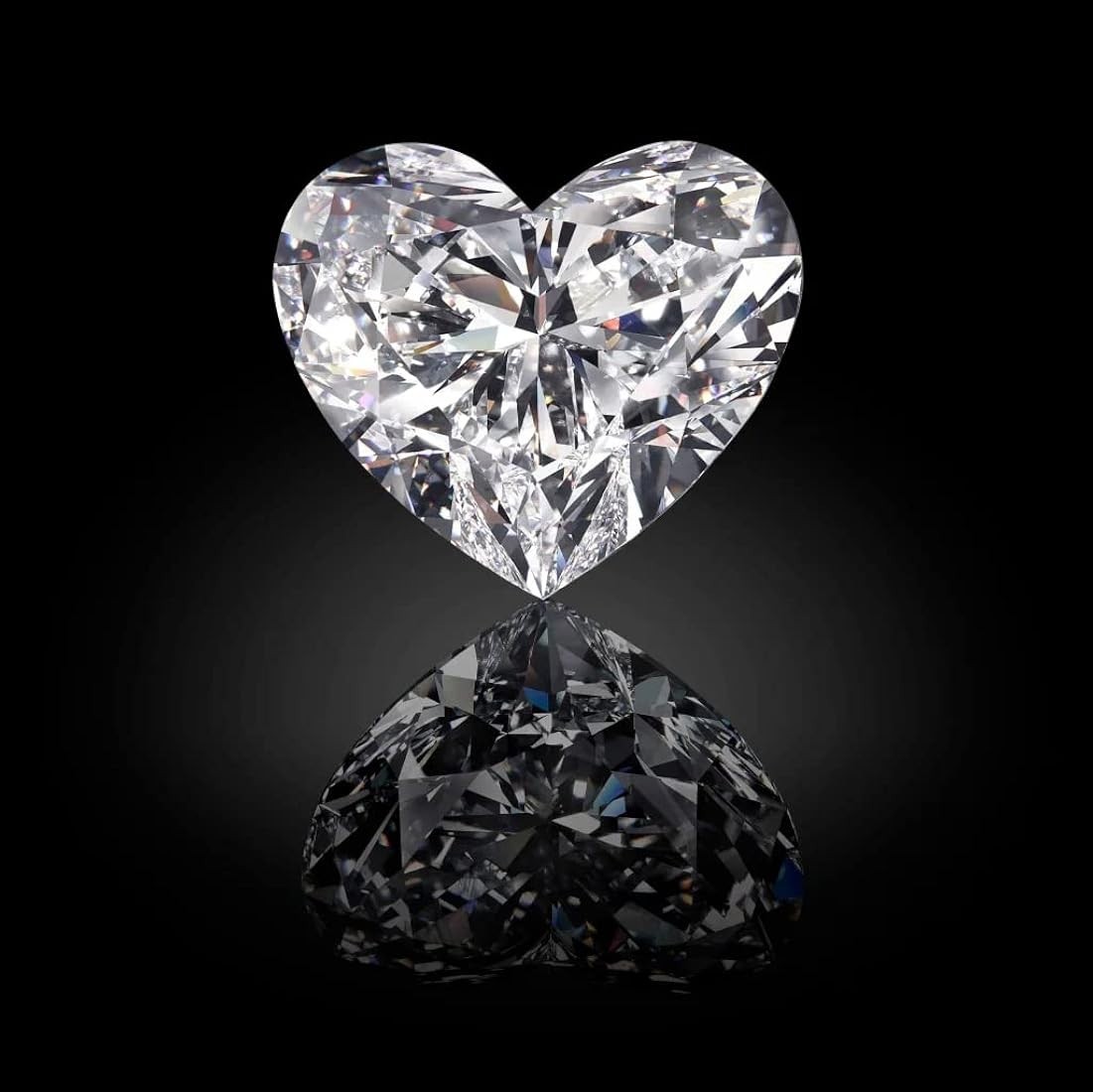 CERTIFIED 3.15 Ct Natural Diamond D Grade Heart LOOSE VVS1/ 9.5 mm