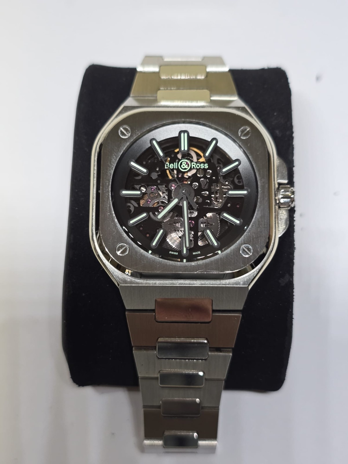 Bell & Ross BR05 Skeleton Nightlum 40mm Steel Automatic Full Set