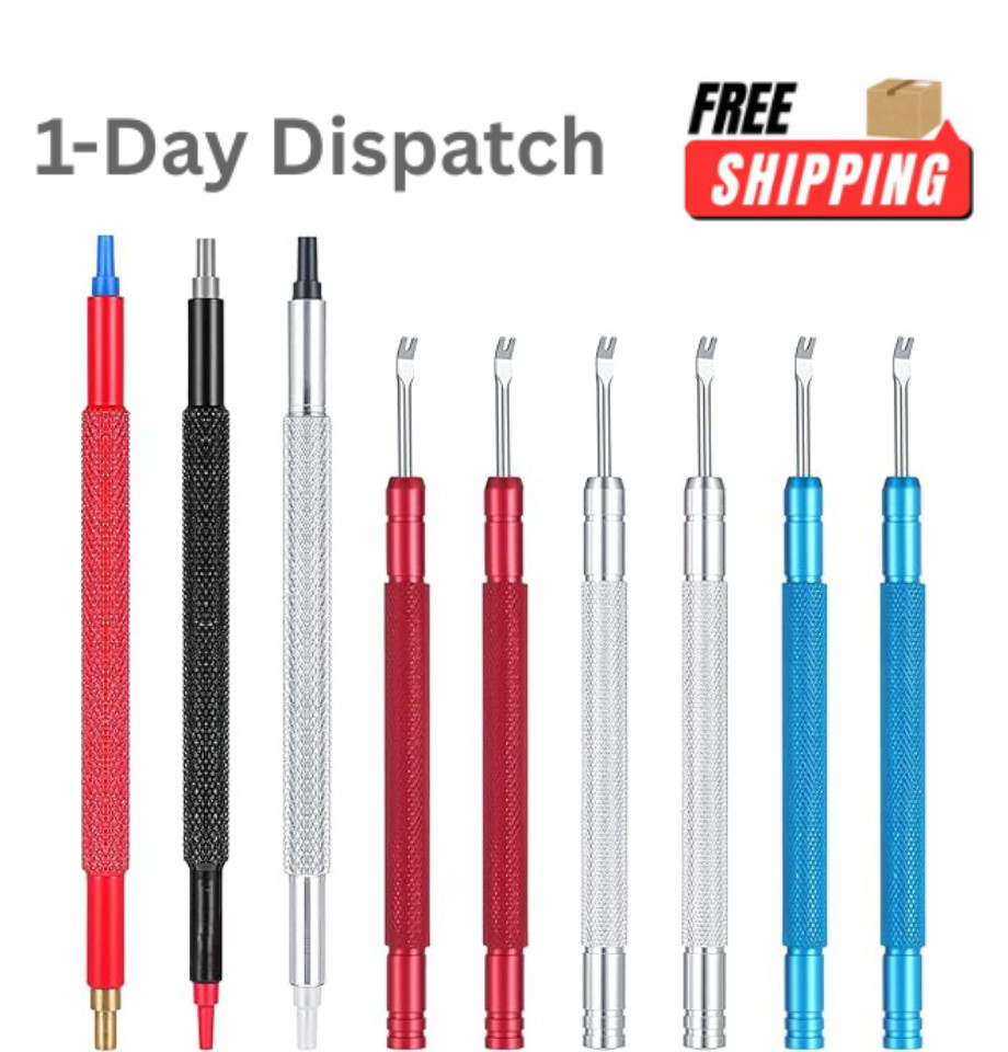 guduling 9 Pcs Watch Hand Tool Stainless Steel Hands Remover Setting Kit.