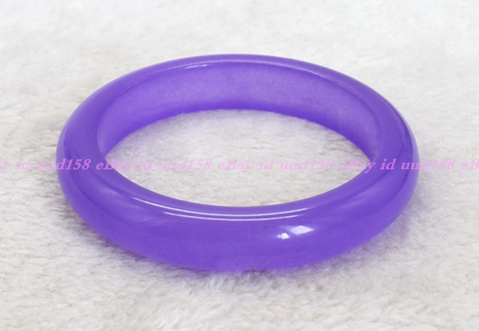 Natural Deep Violet Alexandrite Jade Gemstone Bangle Bracelet 56-62mm Jewelry