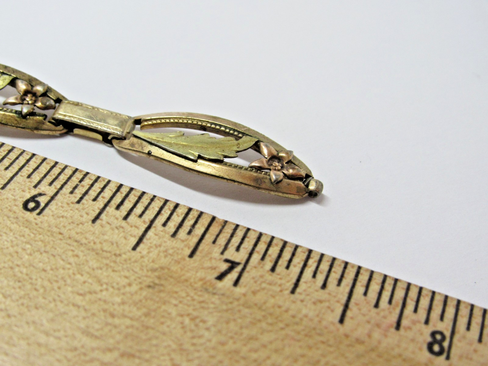 Vintage Sturdy Bracelet 1/20 12K Gold Filled GF Signed #J