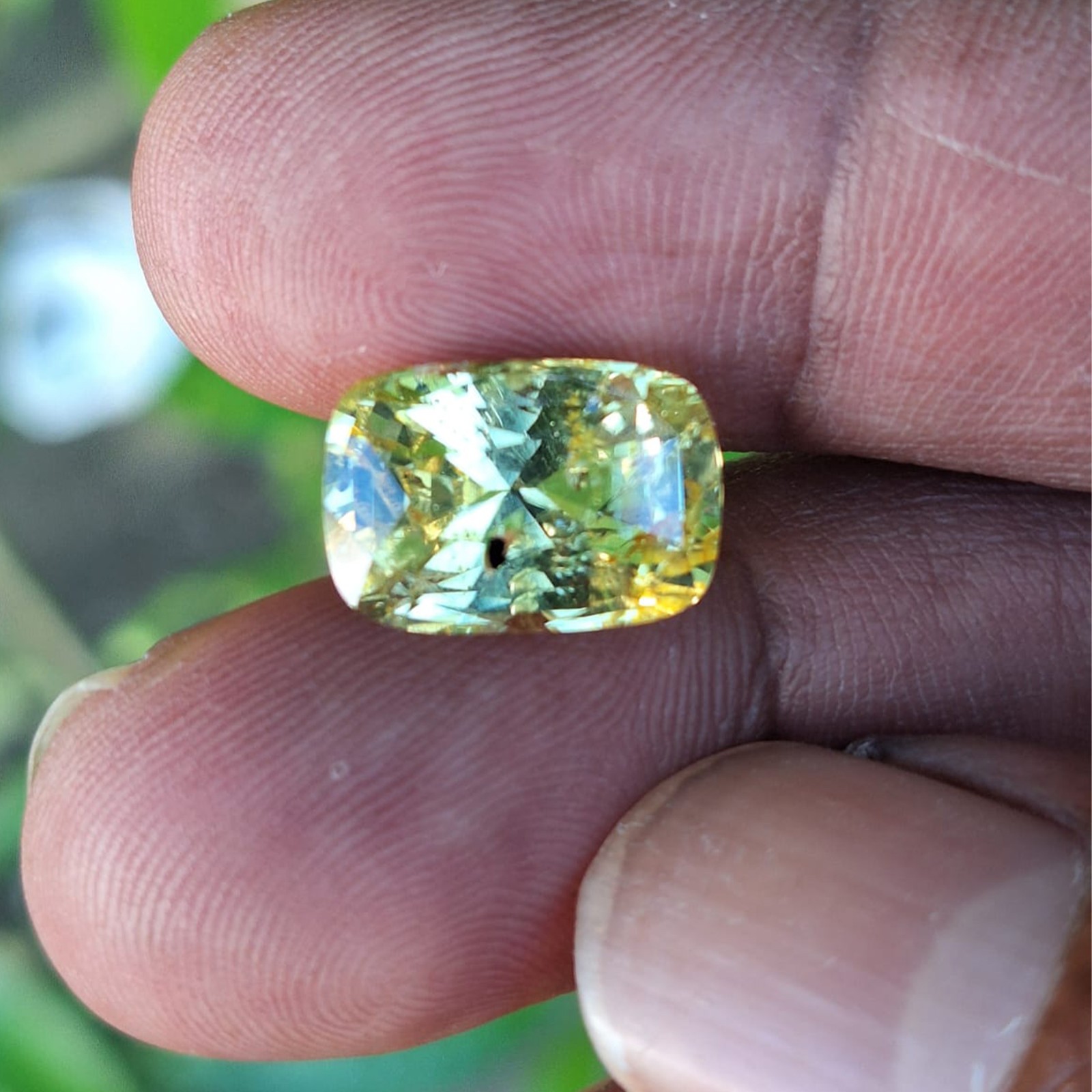 Chrysoberyl 9.48 Ct | Yellowish Green Unique Color | Ethically Sourced Gemstone