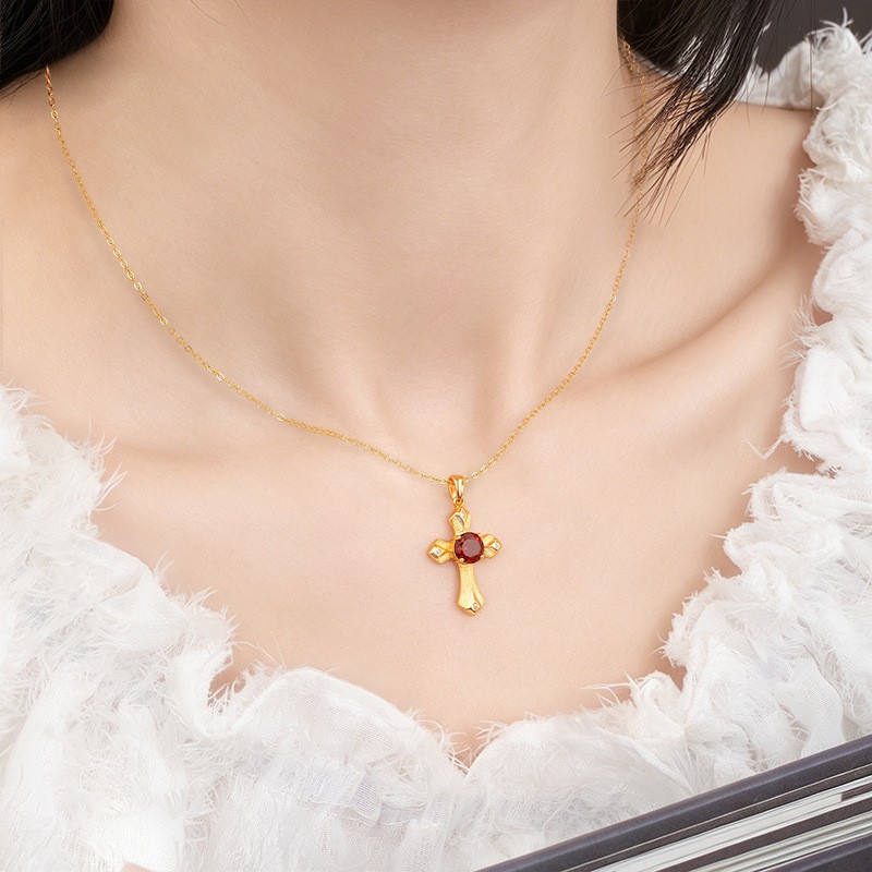 Cross Necklace for Women Girls 925 Sterling Silver Necklace Birthday Gifts