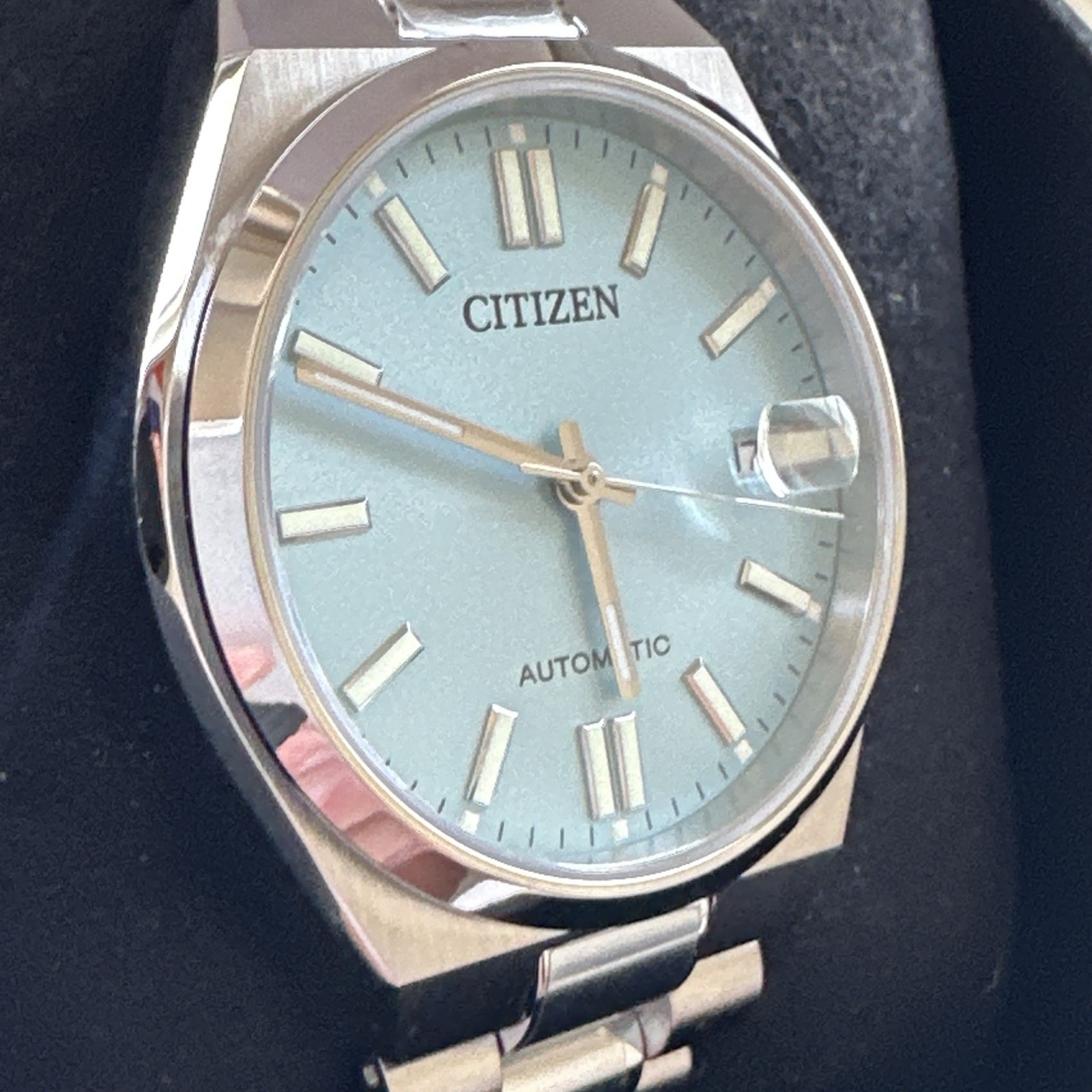 Citizen Men’s Tsuyosa Automatic Blue Stainless Steel Date Watch 40MM NJ0151-53M
