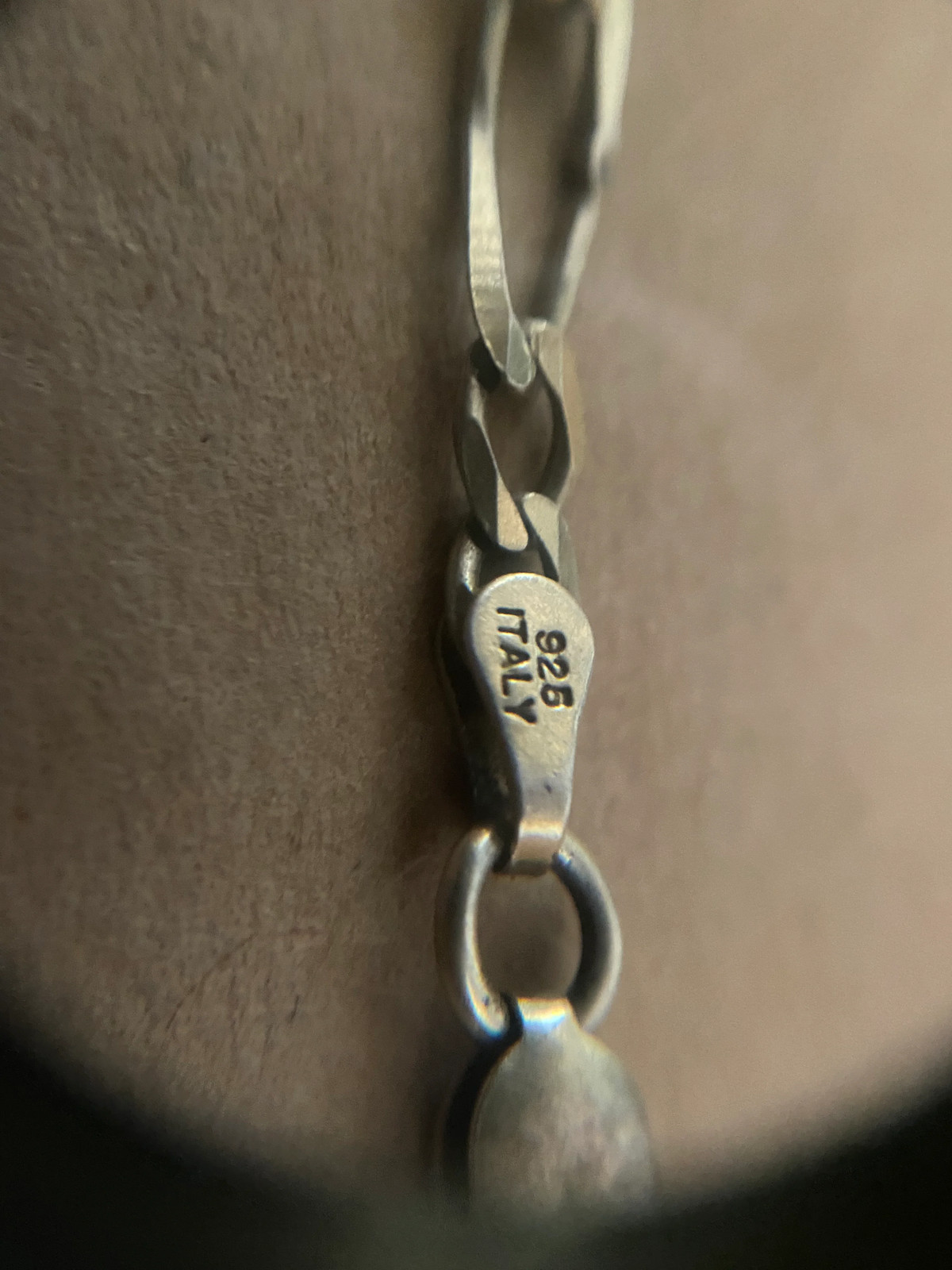Sterling Silver 925 Flat Figaro Chain Link Necklace 18″ Long x 3mm Wide
