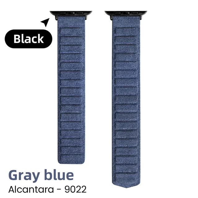 Magnetic ALCANTARA Strap for Apple Watch Leather Accessories