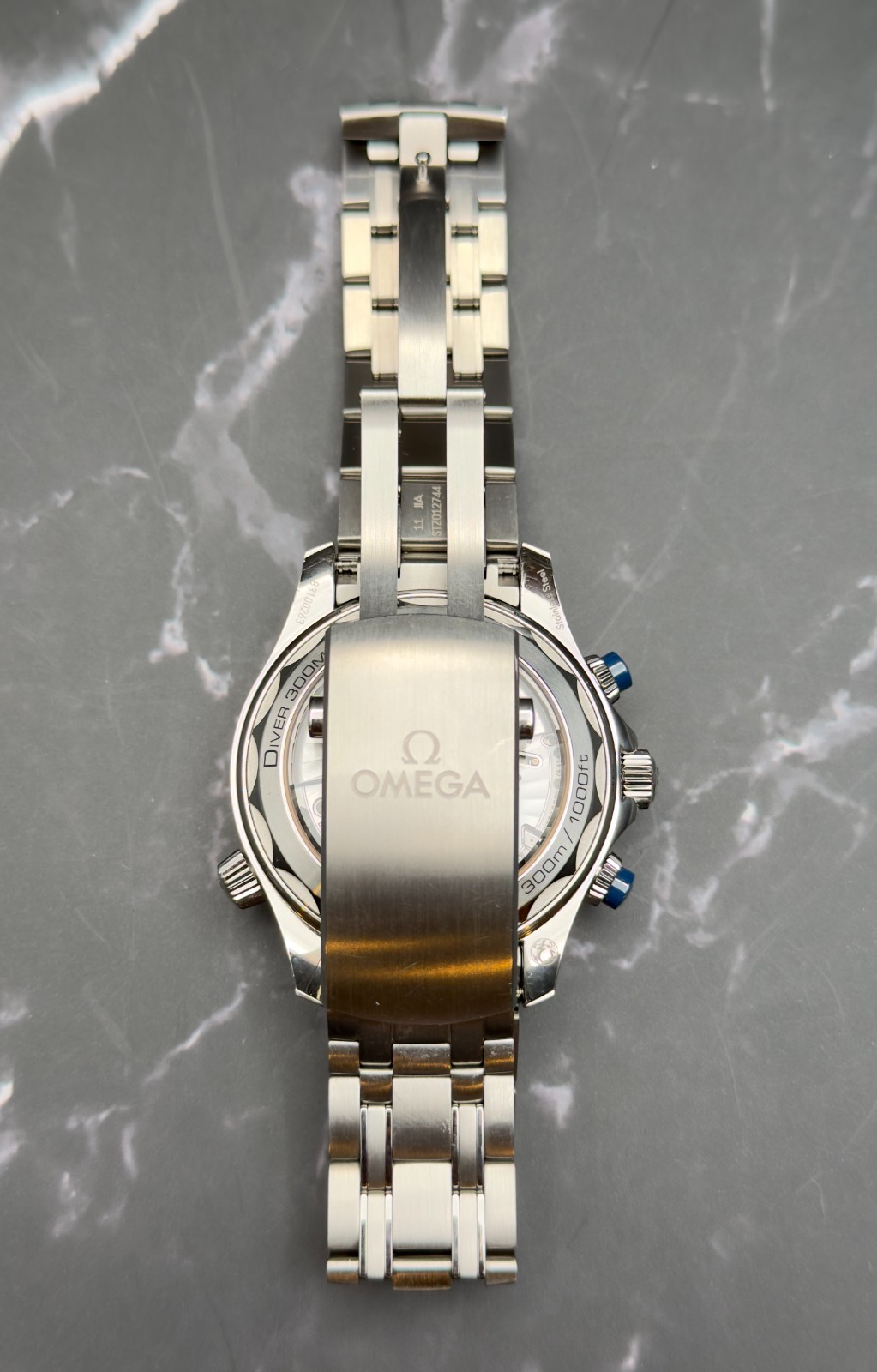 OMEGA Seamaster Diver 300M Chronograph Grey Dial 210.30.44.51.06.001 FULL SET