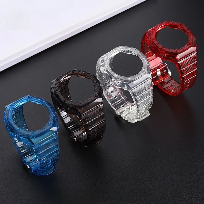 For Casioak GA2100/GA2110 Silicone Mod Kit Watch Bezel Band Replacement Set