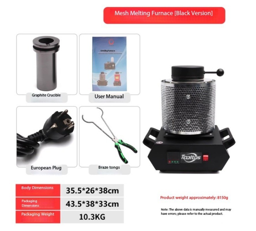 Small Mesh Melting Furnace, Gold Melting Furnace, Metal Gold Melting Furnace