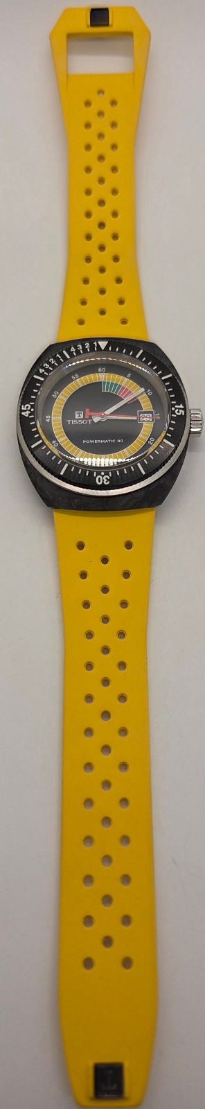 Tissot Sideral S Powermatic 80 Yellow Strap 41mm Men’s Watch