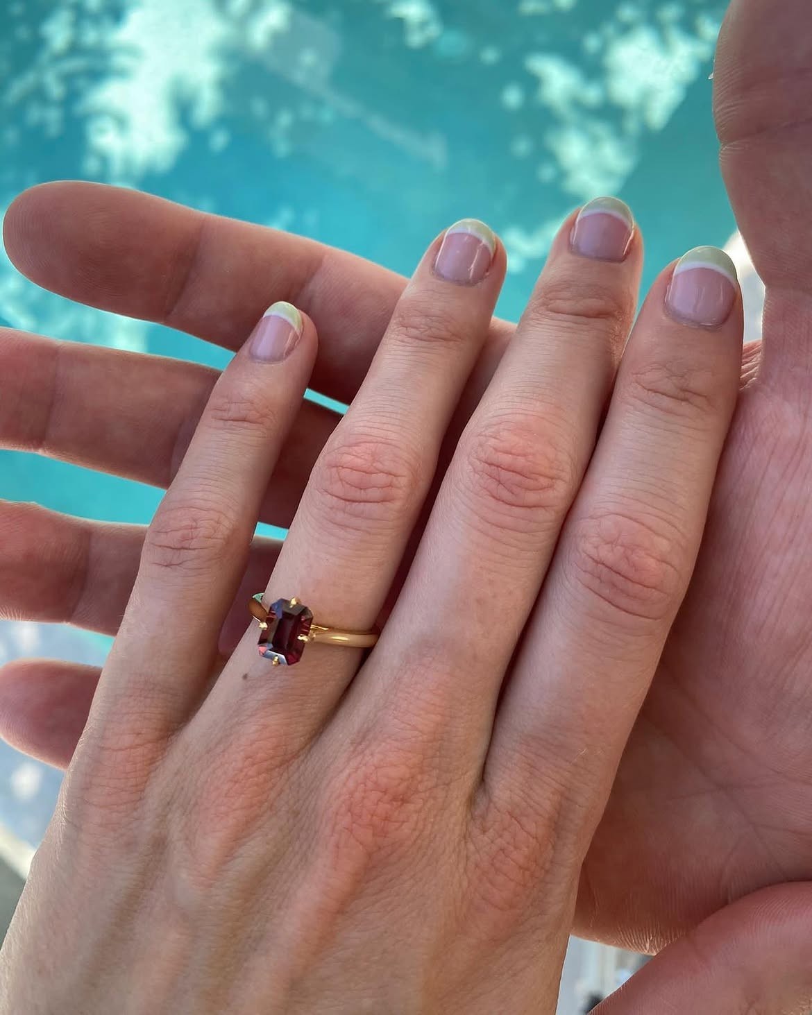 5.00 Ct Natural Ruby & Engagement Ring Solid 14K Yellow Gold All Sz
