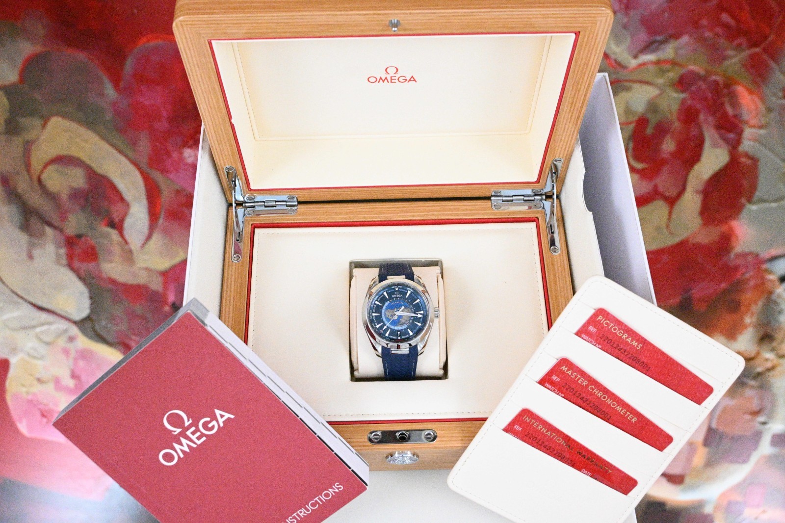 Omega Aqua Terra Worldtimer 220.12.43.22.03.001 2025 Full Set