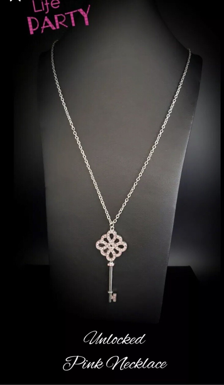 🥰 Paparazzi LOP EXCLUSIVE UNLOCKED Pink Key Pendant Necklace ~ NWT ~HTF 🥰