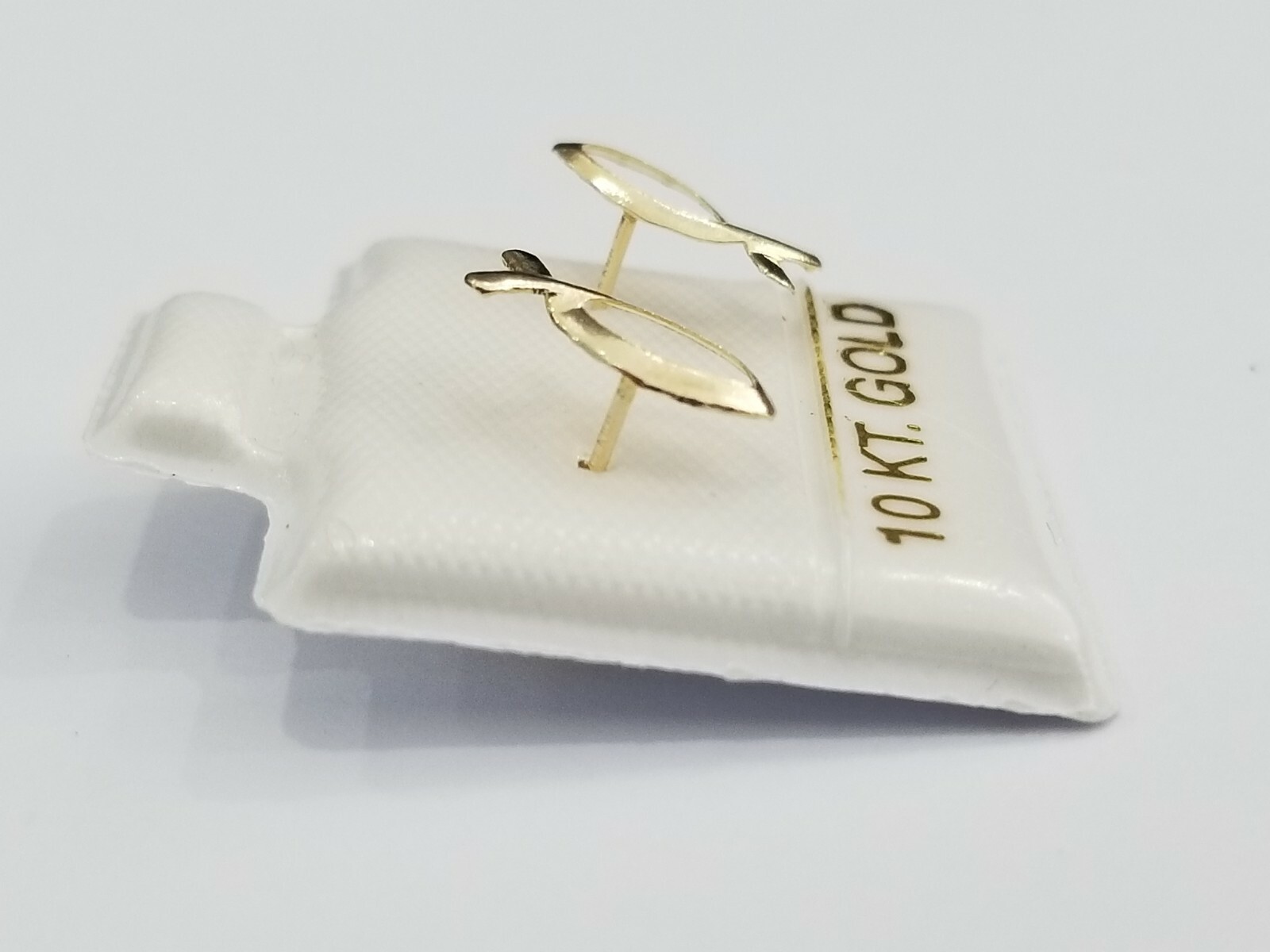Clearance 10k Yellow Gold Christina Fish Jesus Girl Women All Ages Earring