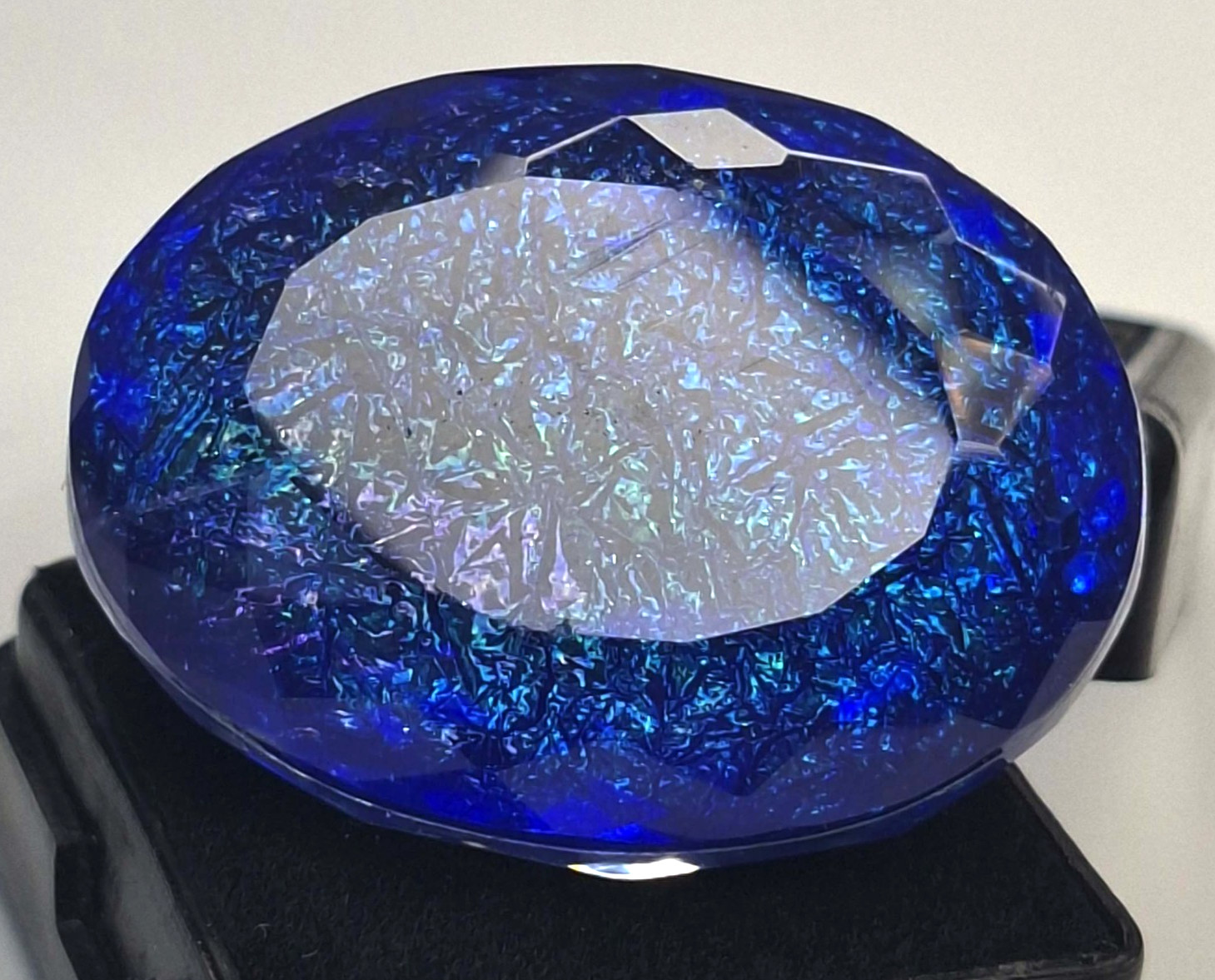 Monarch Fire Opal Oval Cut 79-81 Ct Natural Loose EGL Certified Gemstone SP128