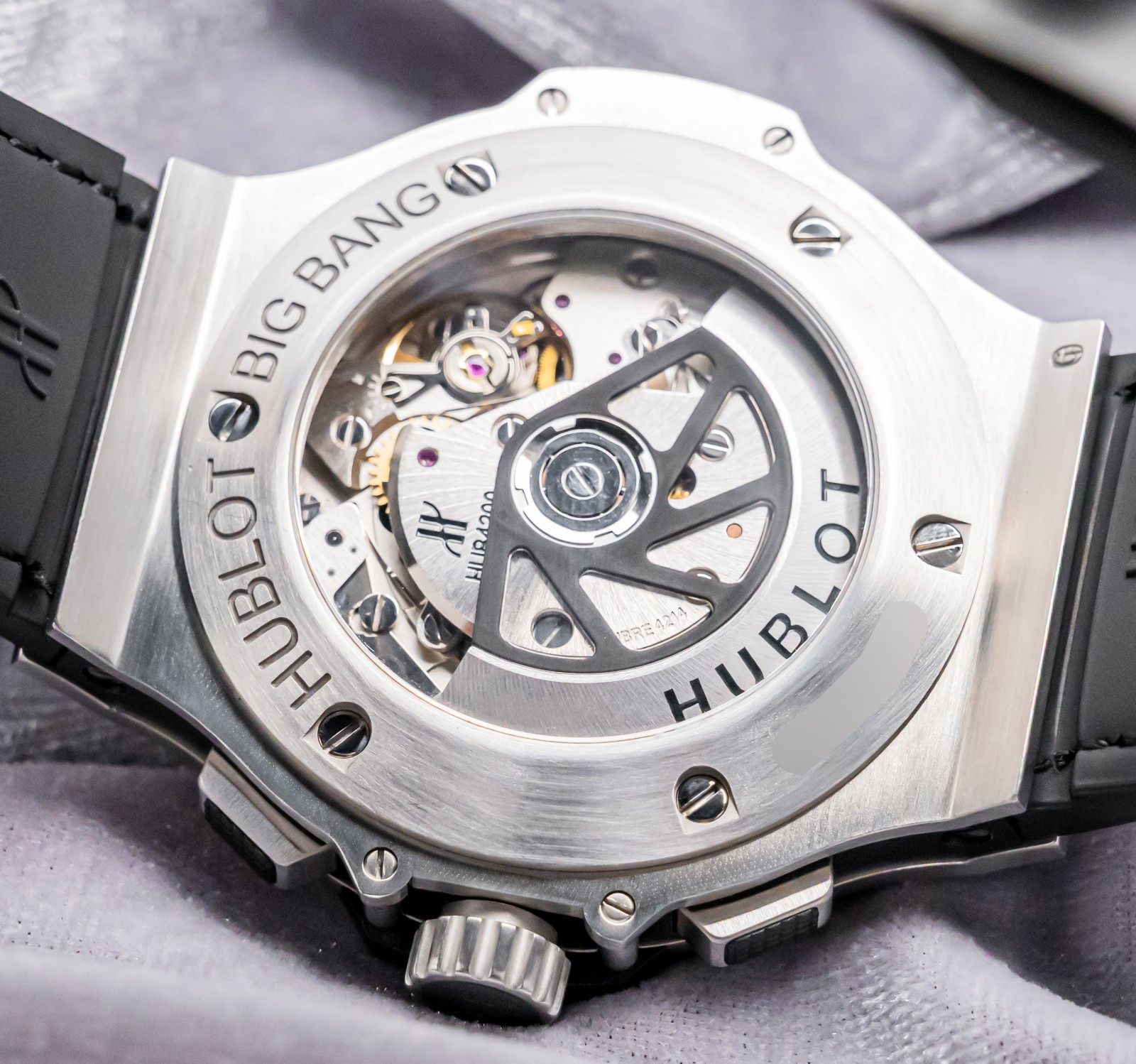 Hublot Aero Bang Big Bang 44 Steel $17K MSRP Papers SERVICED 311.SX.1170.GR
