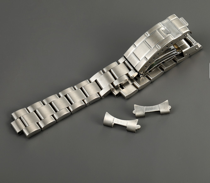 316L OYSTER BRACELET +SCREWS STAINLESS STEEL FOR ROLEX SUBMARINER 20MM FLIP LOCK