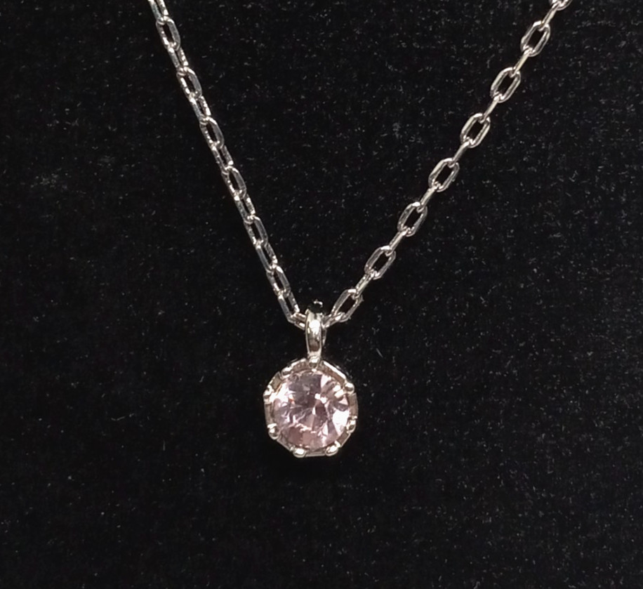 Pure Allure June Birth Stone Silver Tone 20″ Necklace Earring Swarovski Crystal