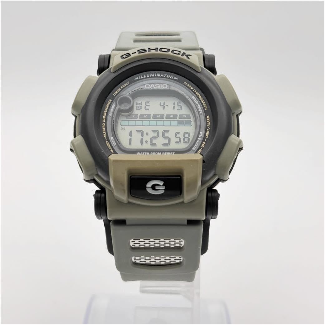 CASIO G SHOCK DW-003-8VT Digital Watch Grey Vintage Box Papers Japan In hand