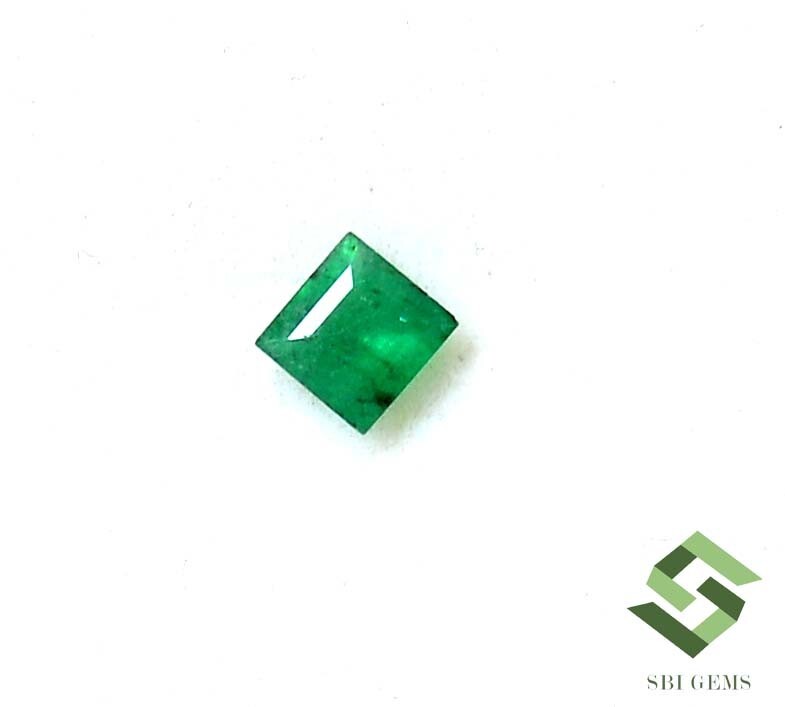 Certified Natural Emerald Square Cut 4.50 mm 0.46 CTS Untreated Loose Gemstones