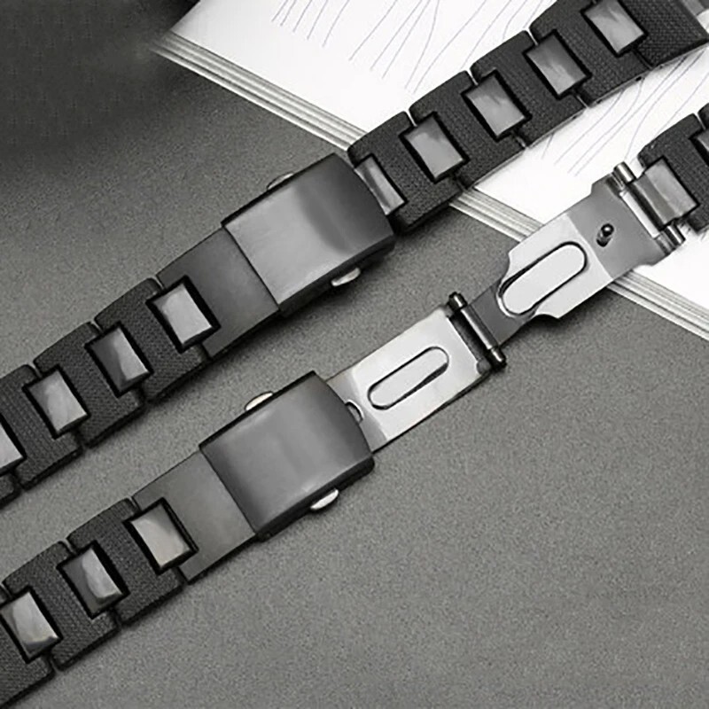 Plastic,Metal, Steel Band For Casio G-SHOCK DW-5600 DW6900 DW9600 ,16mm