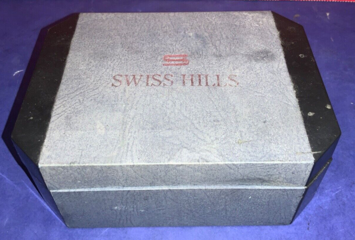 Swiss Hills Quartz Water Resistant Pair of Watches No. 2048 w/ Box