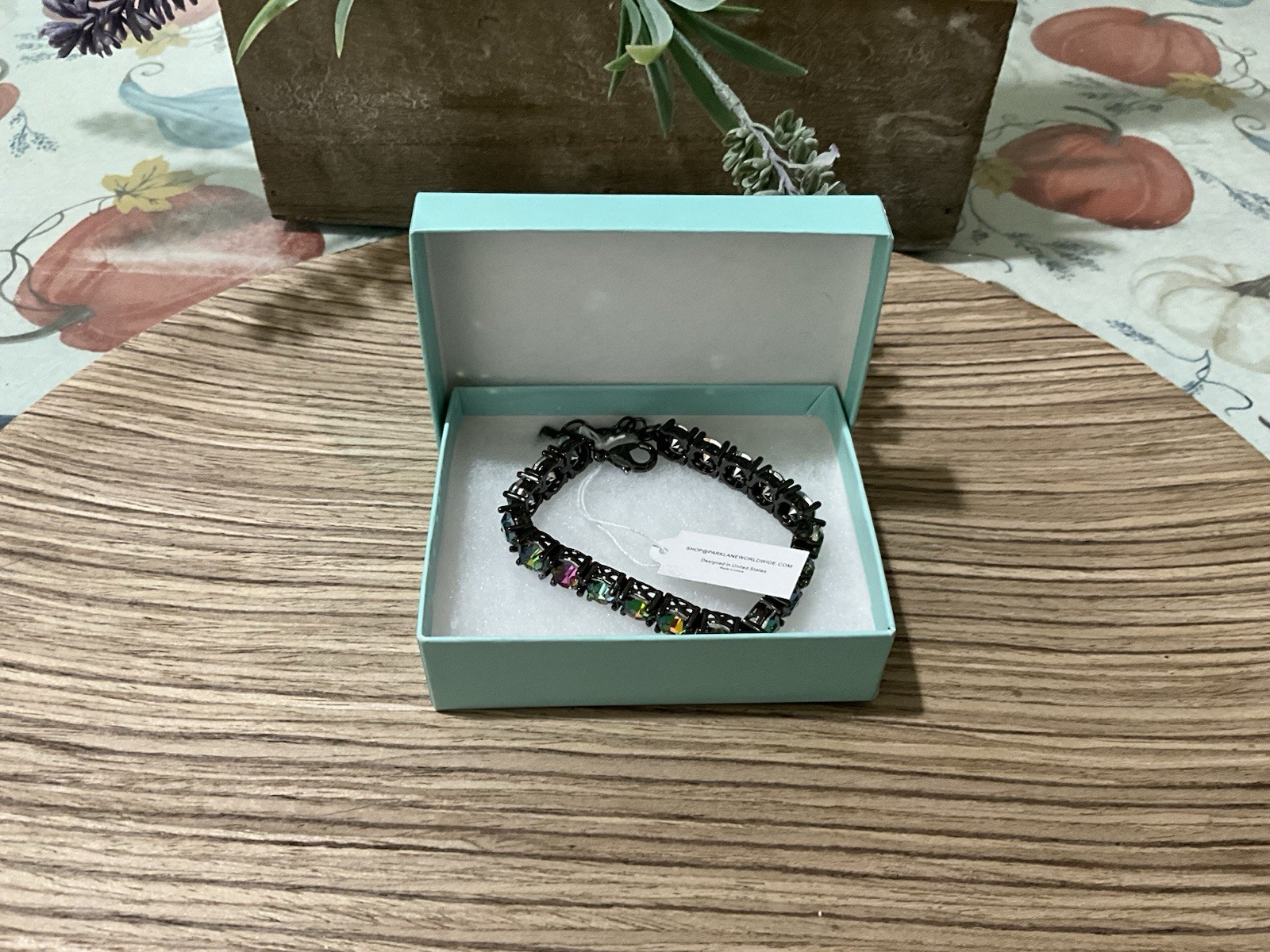 NEW Northen Lights Impression bracelet by Park Lane • 40 carats of mega bling
