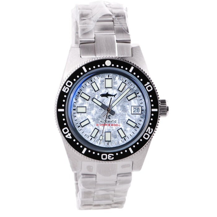 Heimdallr Sharkey 62MAS Snowflake NH35A Diver 200M Automatic Watch 316L 41mm C3