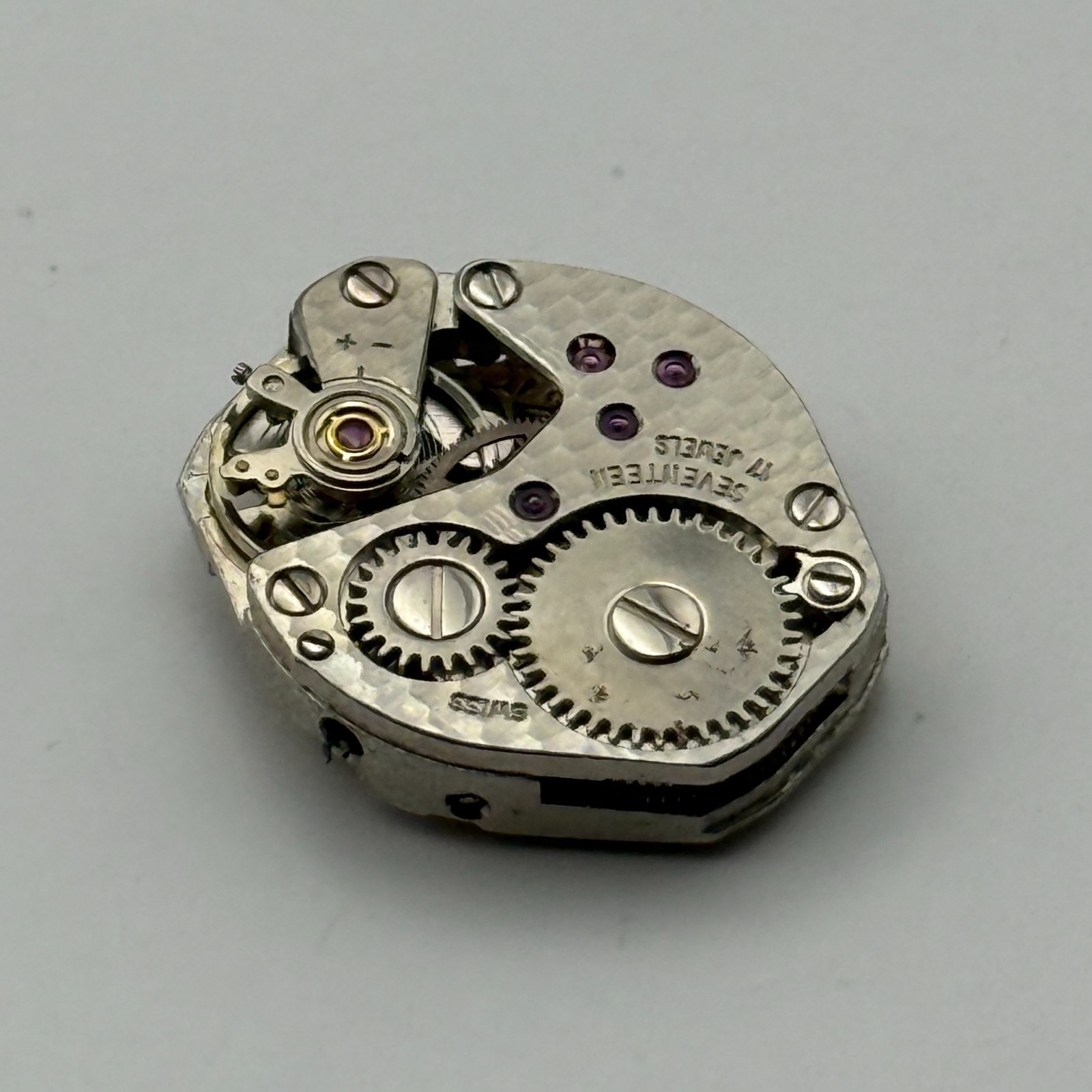FHF 69-21 Watch Movement Corvette 17Jewels Swiss Manual Wind Parts Repair 15.3mm