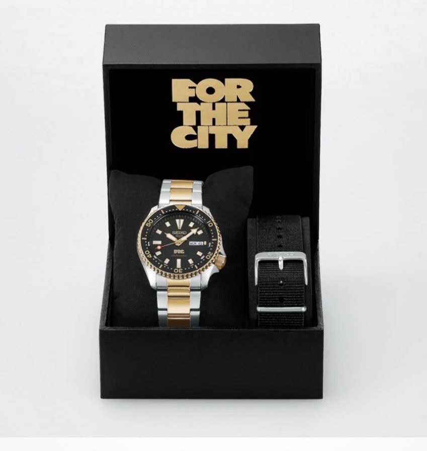 SEIKO X FTC 5 SPORT SKX SERIES WATCH (BLACK)