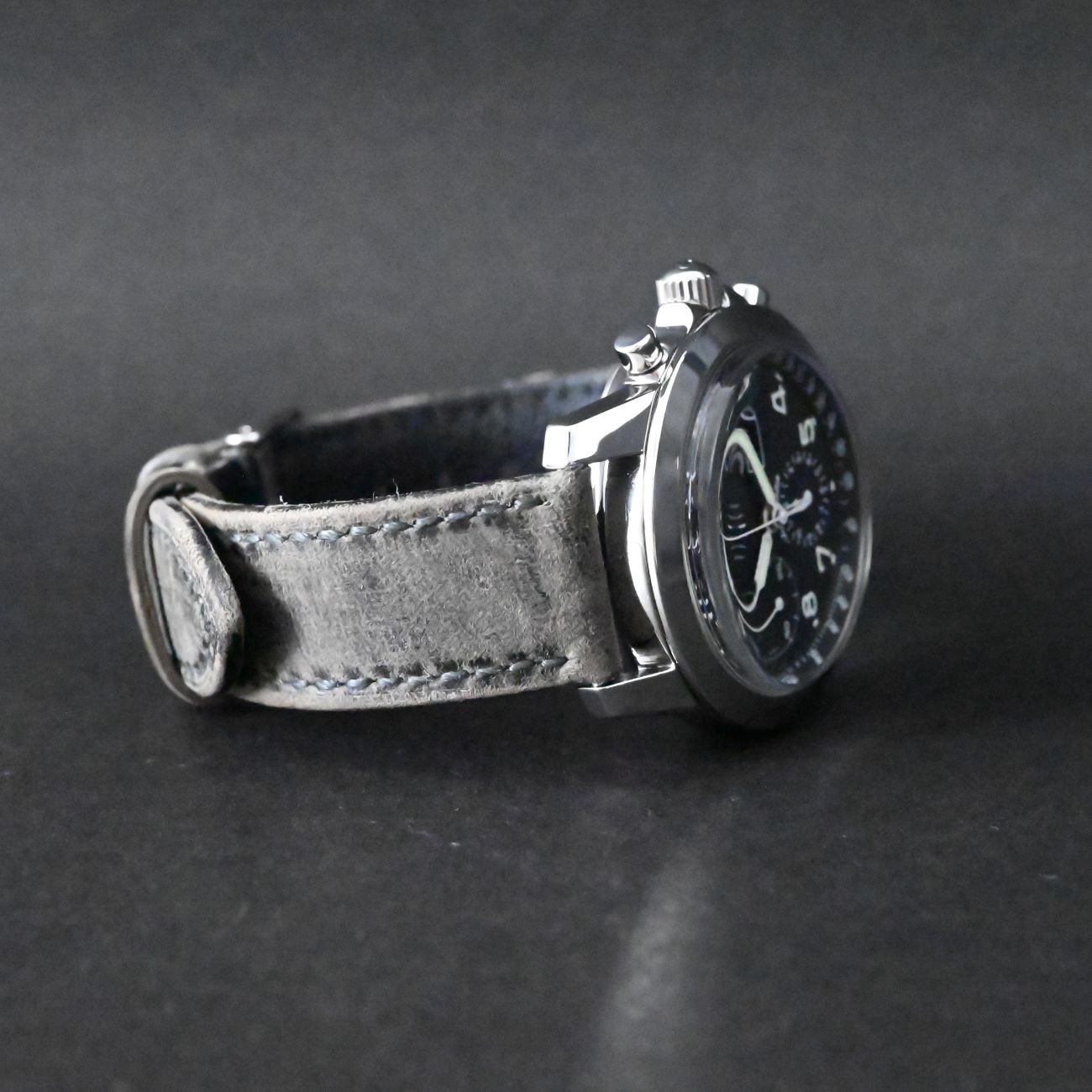 SINN 103ST VINTAGE CHRONO BLACK MATTE WATCH 41 MM (V.GOOD & PAPER & ORIGINAL)