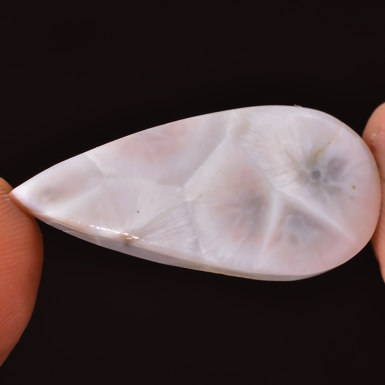 Natural Thomsonite / Pink Larimar Pear Shape Gemstone14.60 Ct 13x29x5 mm TP704