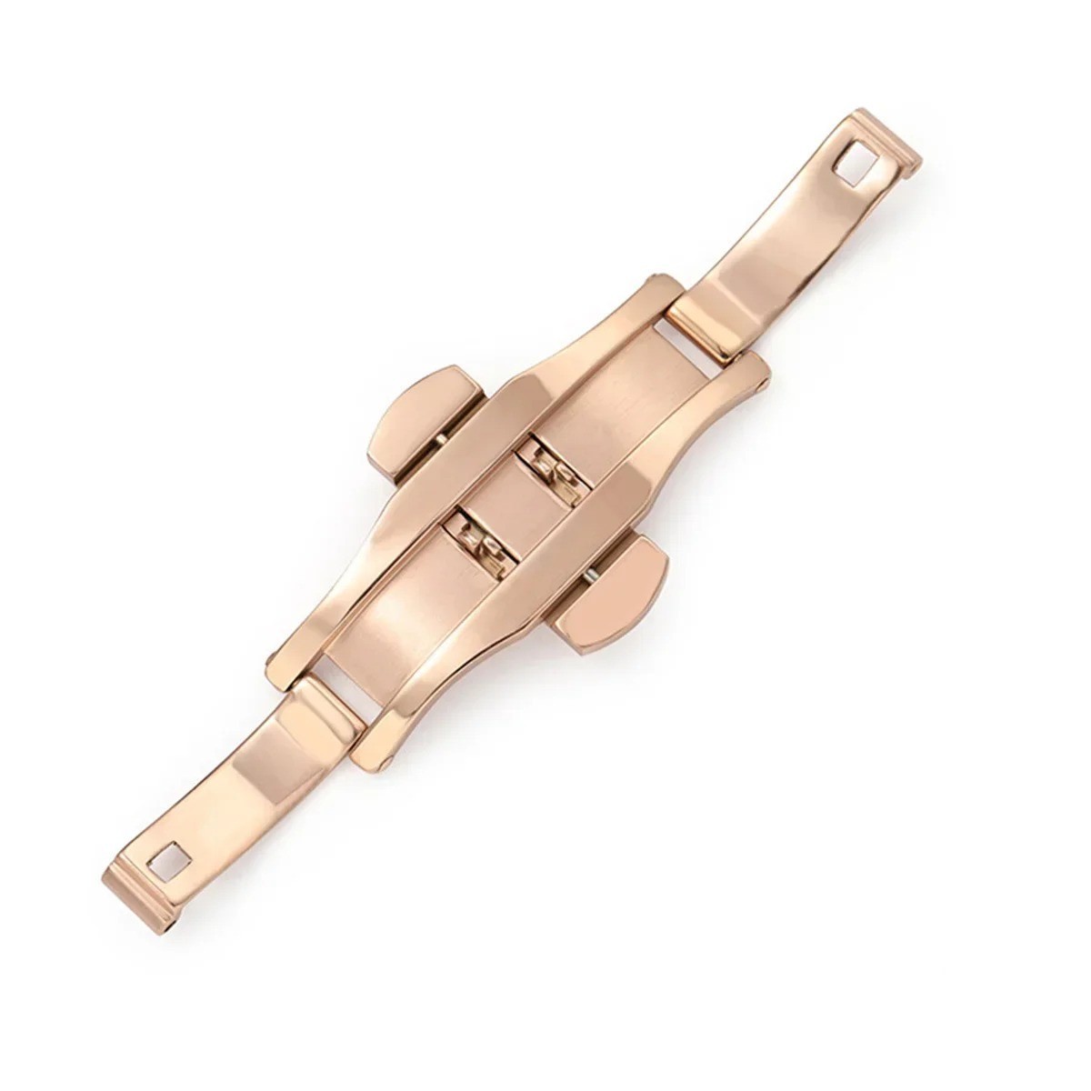 Stainless Steel Butterfly Buckle Watch Band Clasp 16mm-22mm Deployment Clasp NEW