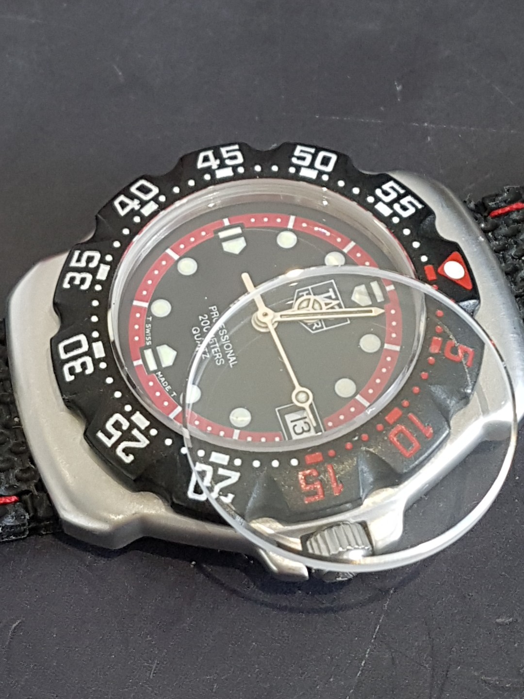 QUALITY GLASS crystal FOR TAG HEUER F1 FORMULA ONE Wa1214 case part