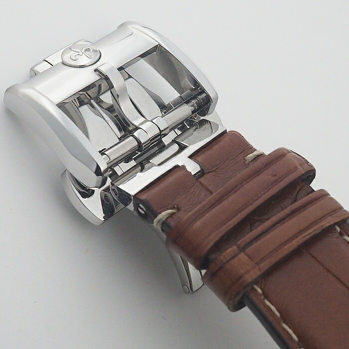 Pequignet Manufacture Rue Royal 1 Manual 9080413/1 Silver Dial 42mm 100M Men’s
