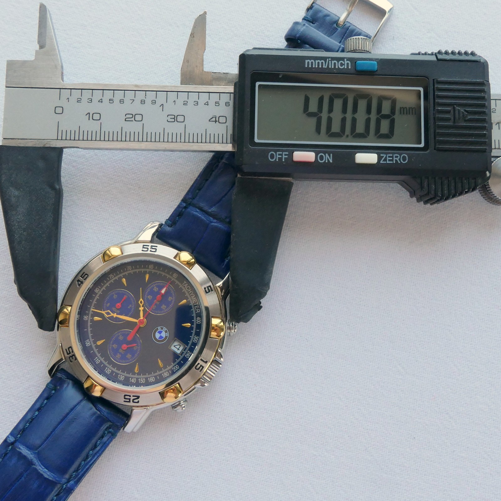 BMW Classic Retro Sport Car Accessory Design Made in Germany Watch Chronograph