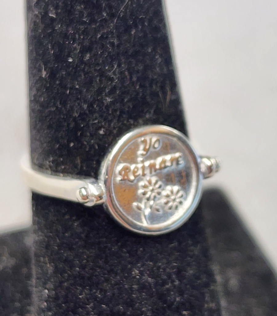 Sterling Silver 3.0g Flip Ring sz 7