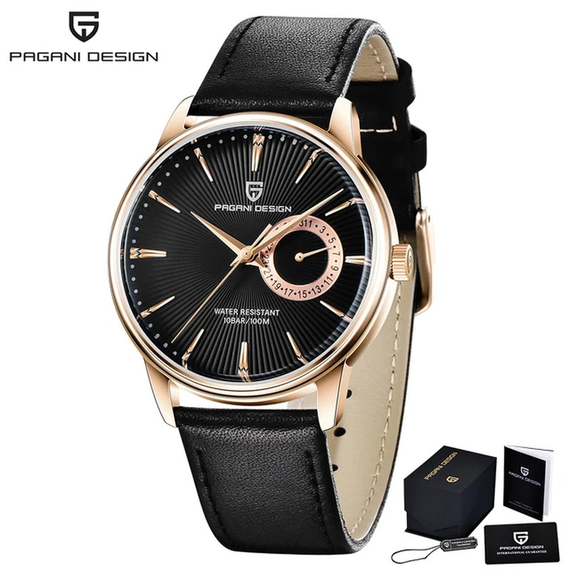 PAGANI DESIGN Men’s Quartz Watch Luxury Waterproof Military Sports Watch
