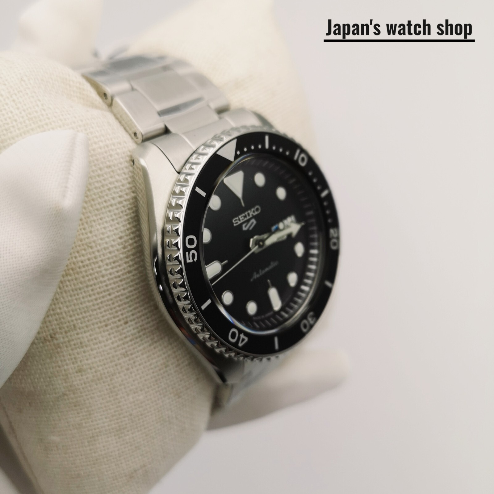 SEIKO 5 SPORTS SBSA005 Black Mechanical Automatic Men’s Watch New in Box