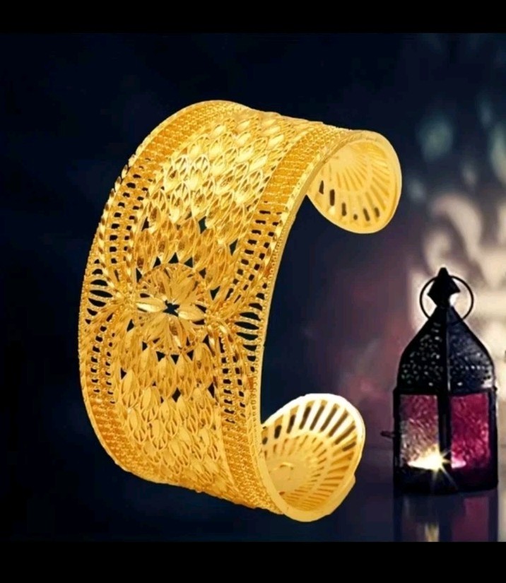 Thai Gold23K 24K Solid BAHT YELLOW GOLD WOMEN Bracelet 7 in jewelry gifts