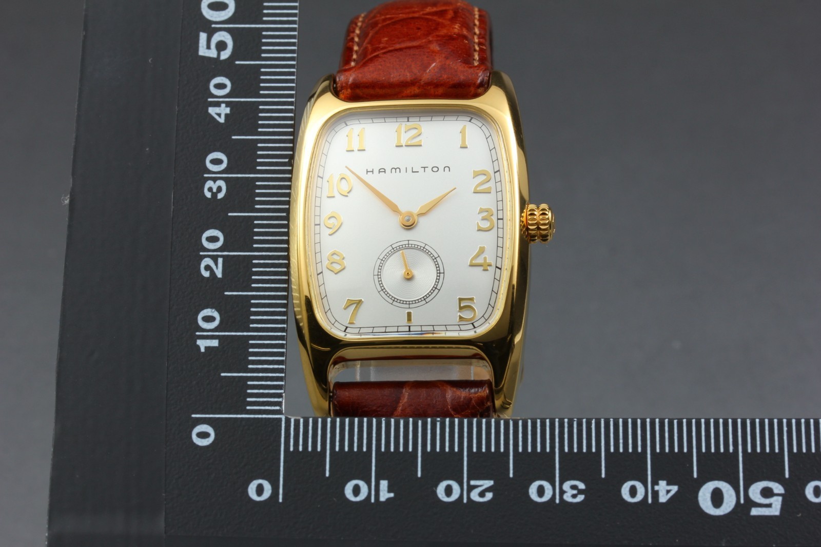 Hamilton American Classic Boulton H13431553 Men’s Qz Watch [Box & Paper] U791