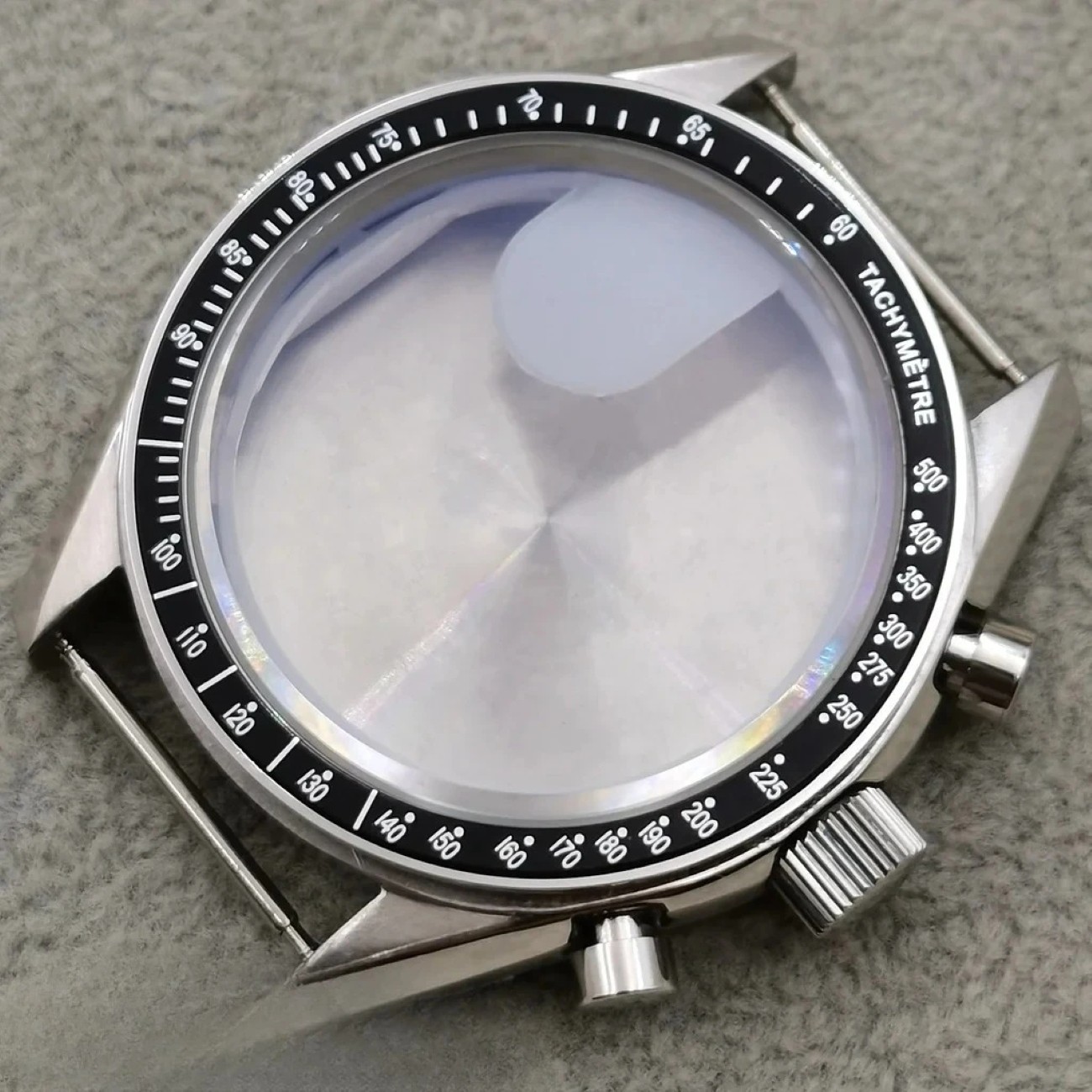 39.7mm Metal Watch Case Chronograph Bezel Sealed For VK63 VK63A Movement