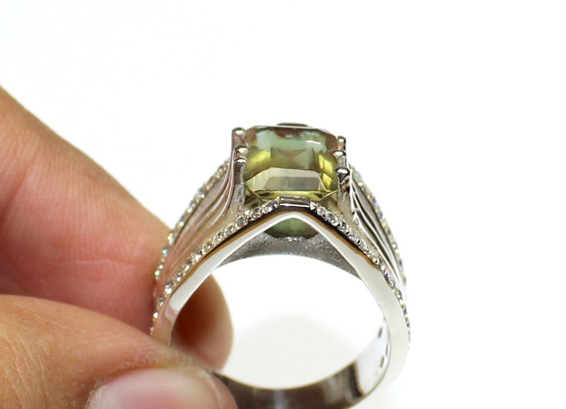 Genuinely Color Change Russian Zultanite Sterling Silver Ring, Alexandrite Ring