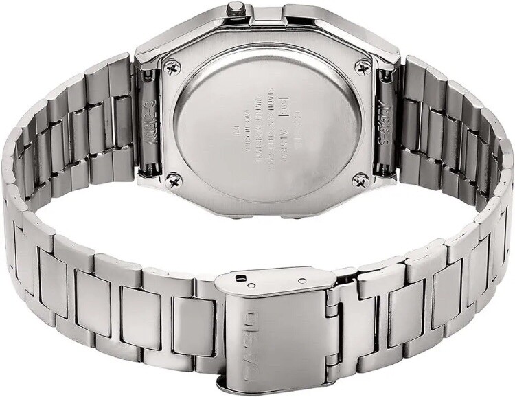 CASIO Men’s Watch A-158W Digital Silver Alarm Micro Light – NEW – Warranty