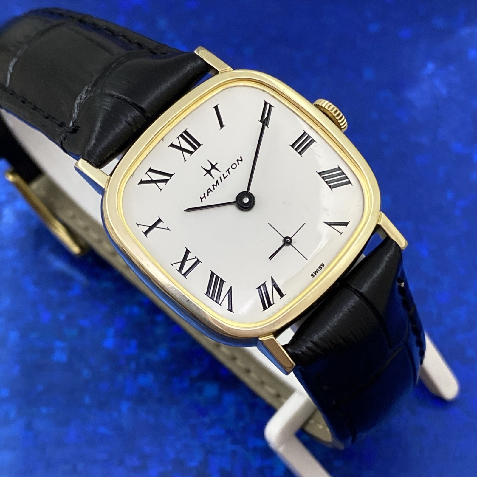 Vintage 1960’s Man’s HAMILTON Roman Numerals Dial Fully Serviced 1 Year WARRANTY