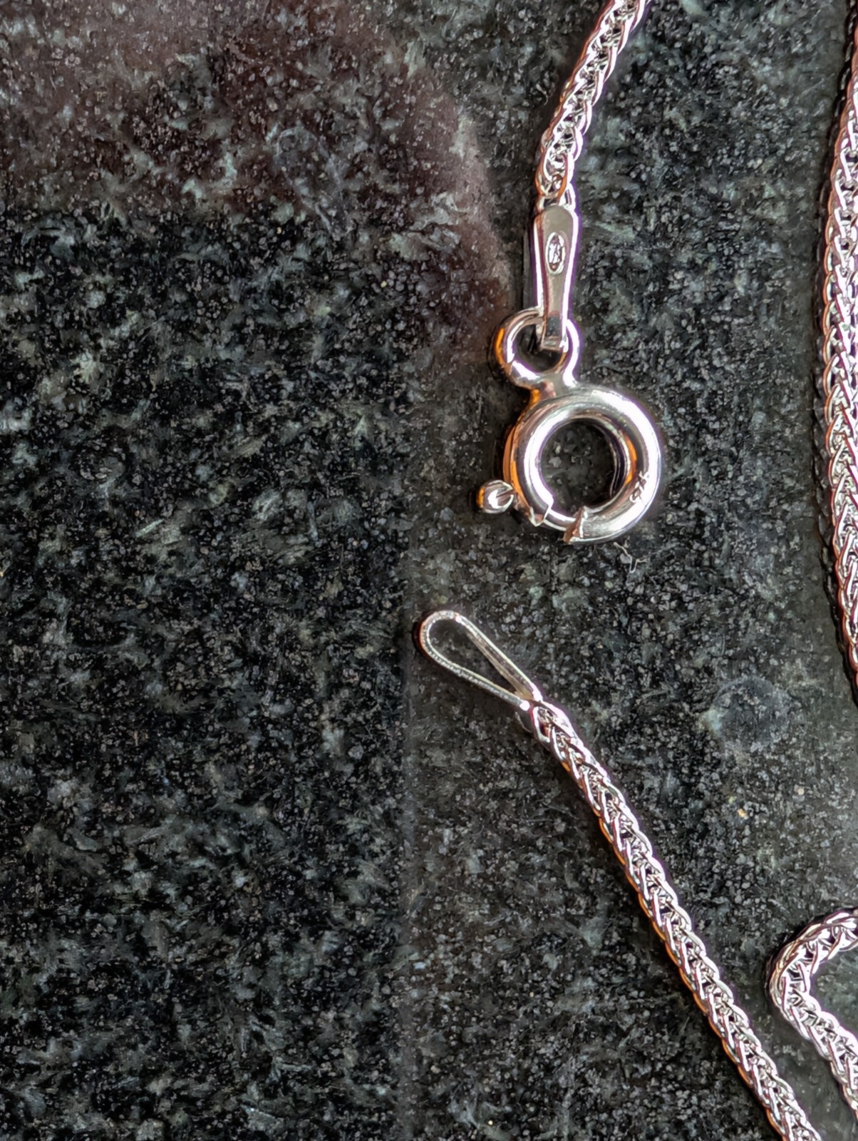 Lightweight Sterling Silver Spiga Link Chain 51cm 20 Inches