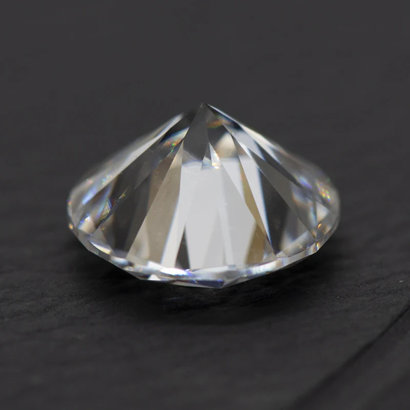 D Color VVS1 Round Cut Moissanite 0.1CT-12CT Lab Gem for Jewelry w/ Certificate