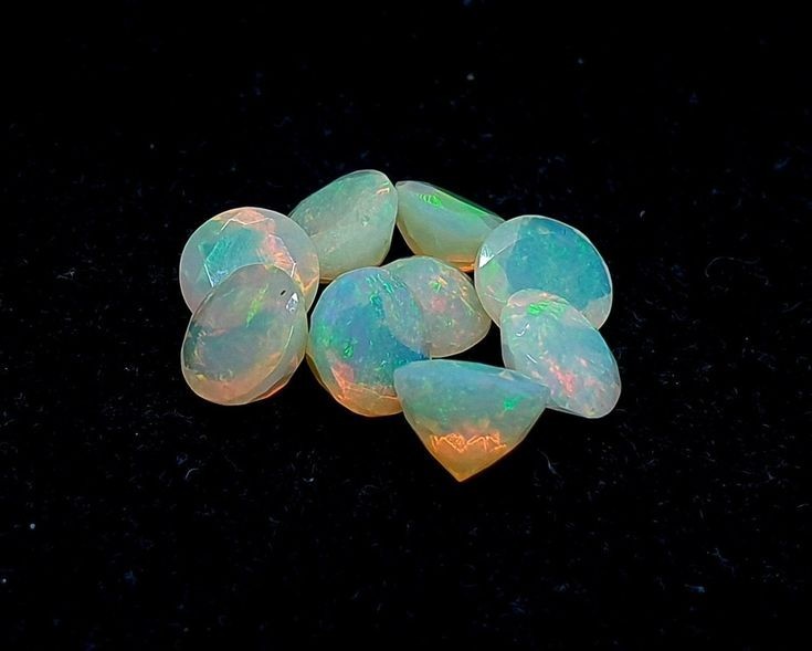 AAA Natural White Ethiopian Opal Round Cut Loose Gemstone For Making All Jewelry