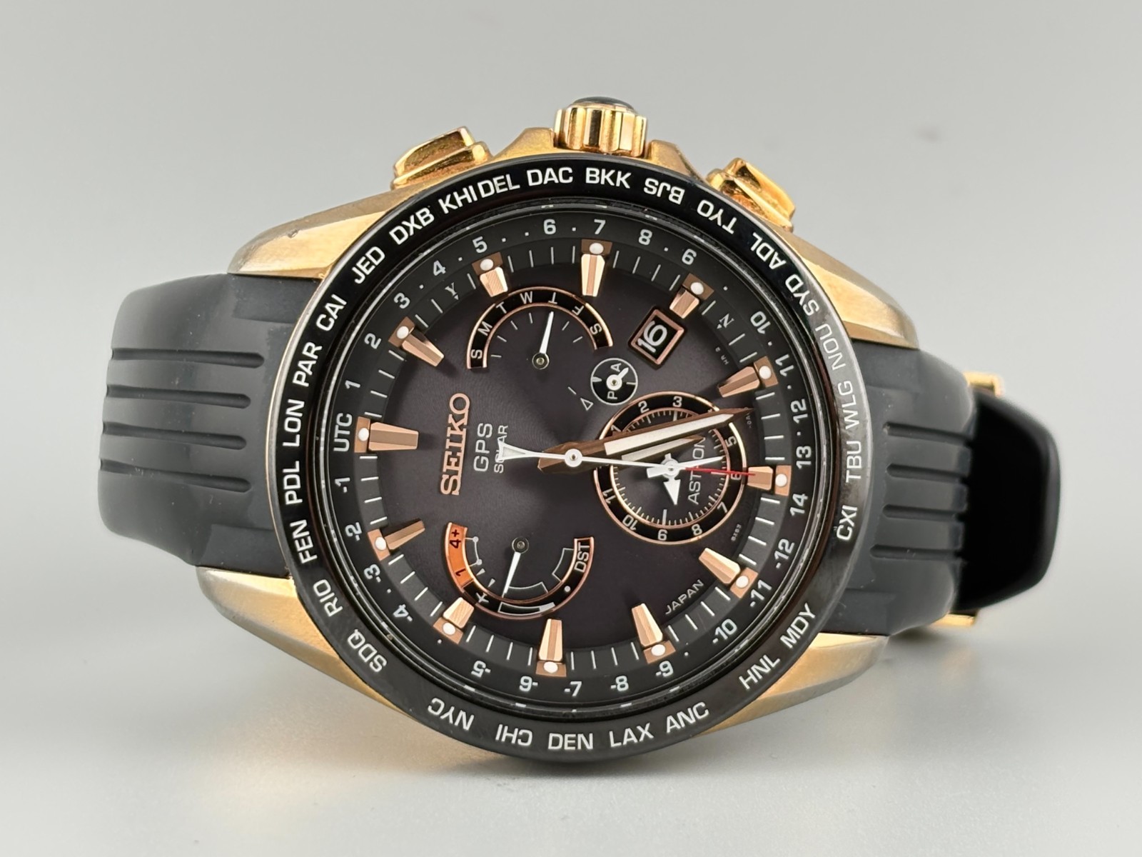 [W/Box & Paper] SEIKO Astron SBXB055 8X53-0AC0 GPS Solar Radio Men’s Watch
