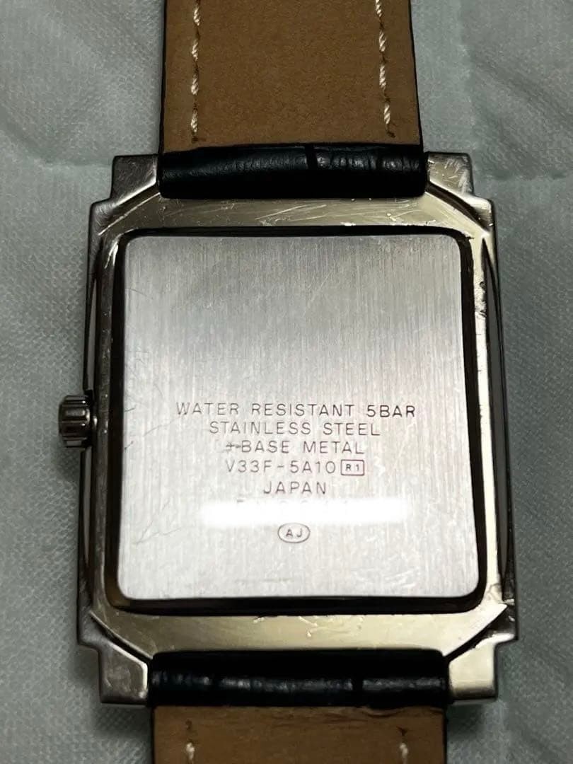 SEIKO ALBA Vient V33F-5A10 Moon Phase Triple Calendar Watch As Is Junk #O7116